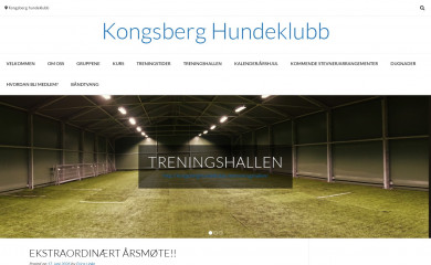 kongsberghundeklubb.net screenshot