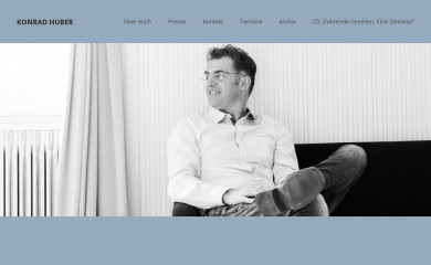 konradhuber.at screenshot