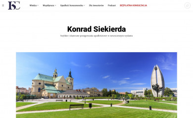 konradsiekierda.pl screenshot