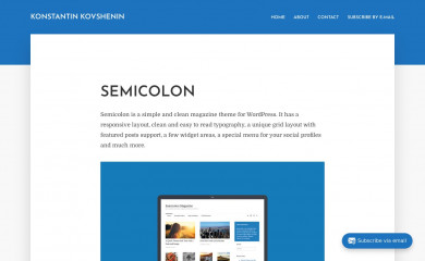 Semicolon screenshot