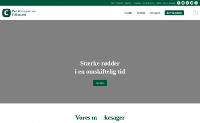 konservative.dk screenshot