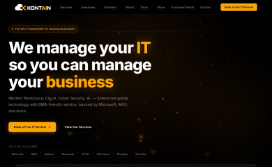 kontainit.co.uk screenshot