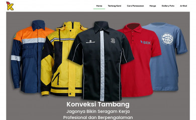 konveksitambang.com screenshot