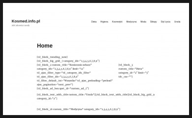 kosmed.info.pl screenshot