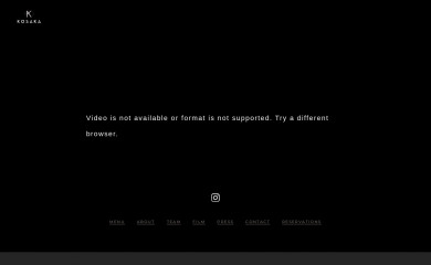 kosakanyc.com screenshot