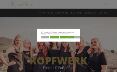 kopfwerk-friseur.com screenshot