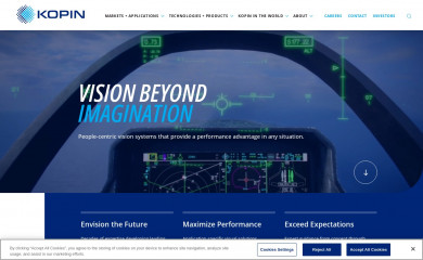 kopin.com screenshot
