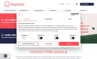 kopiosto.fi screenshot