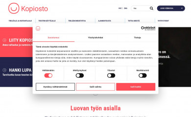 kopiosto.fi screenshot