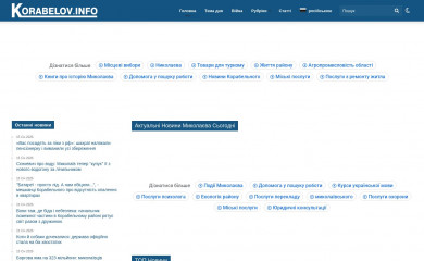 korabelov.info screenshot