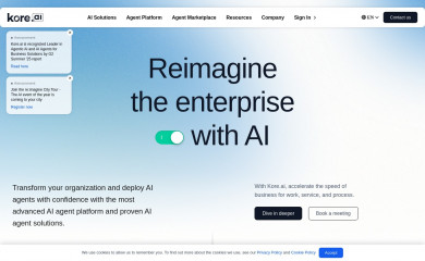 kore.ai screenshot