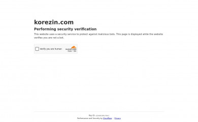 korezin.com screenshot