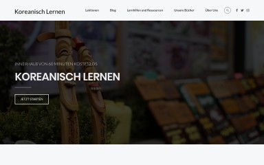 koreanischlernen.net screenshot