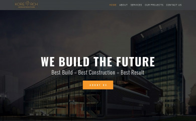 korearchinfra.com screenshot