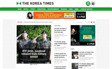 koreatimesus.com screenshot