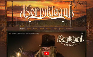 korpiklaani.com screenshot