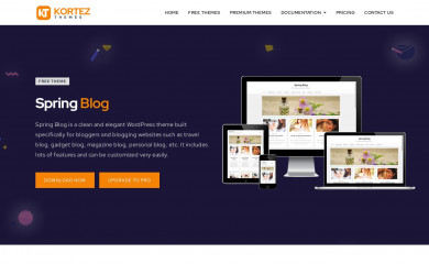 Spring Blog screenshot