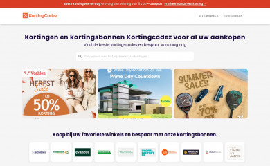 kortingcodez.nl screenshot