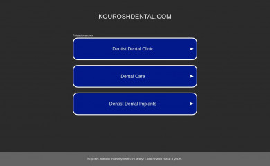 kouroshdental.com screenshot