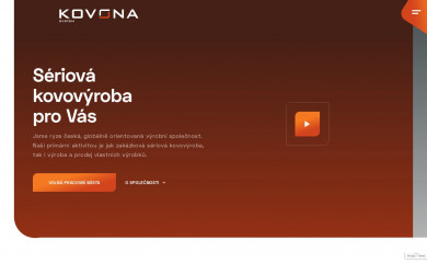 kovona-system.cz screenshot