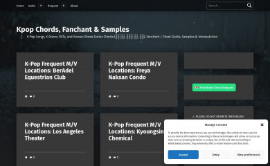 kpopchords.com screenshot