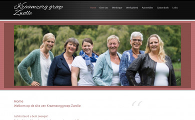 kraamzorggroepzwolle.nl screenshot