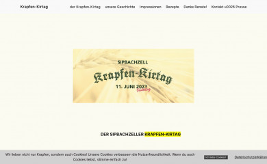 krapfen-kirtag.at screenshot
