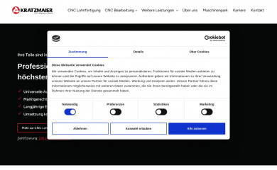 kratzmaier.de screenshot
