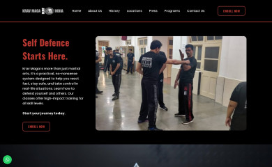 kravmaga-ikmf.in screenshot