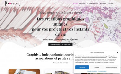 krea-com.fr screenshot