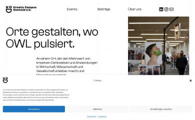 kreativ-campus-detmold.de screenshot