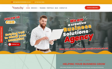 kreativworx.co.za screenshot