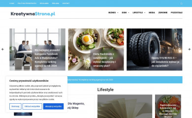 kreatywnastrona.pl screenshot