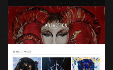 kreaction.dk screenshot