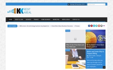 kreditkareal.com screenshot