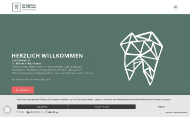 krefelder-zahnarztpraxis.de screenshot