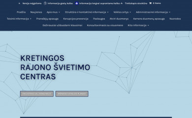 kretingosrsc.lt screenshot