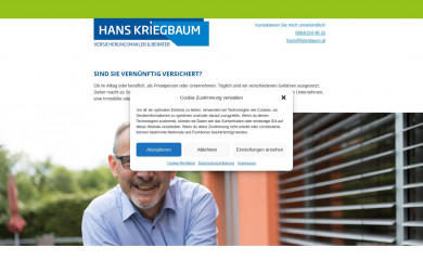 kriegbaum.at screenshot