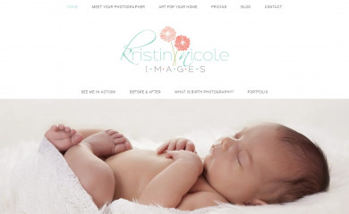 kristinhazel.com screenshot