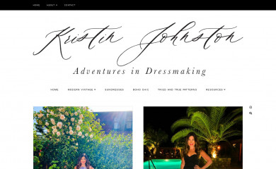 kristinsews.com screenshot