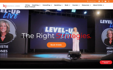 kristiekjones.com screenshot