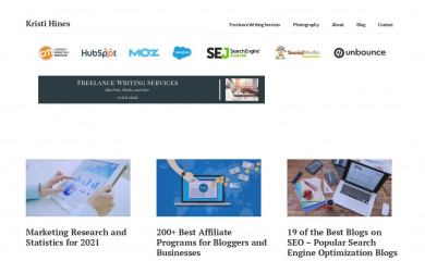 kristihines.com screenshot