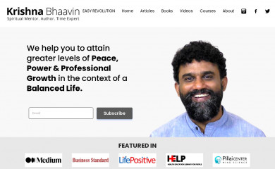 krishnabhaavin.me screenshot