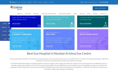 krishnaeyecentre.com screenshot