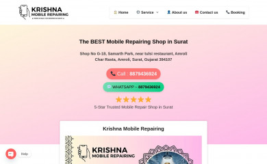 krishnamobile.in screenshot