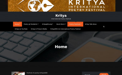 krityapoetryfestival.com screenshot