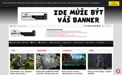 kritiky.cz screenshot