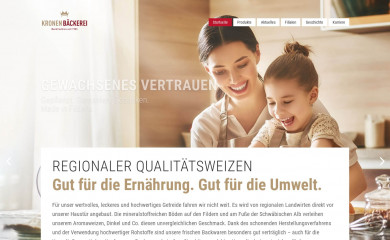 kronenbaeckerei-unrath.de screenshot