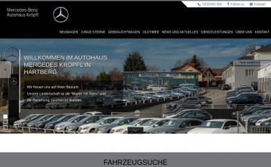 kroepfl.at screenshot