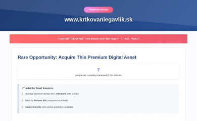 krtkovaniegavlik.sk screenshot